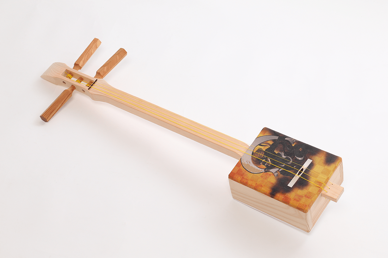 しゃみ小町 お土産三味線　Shami-Komachi, souvenir shamisen